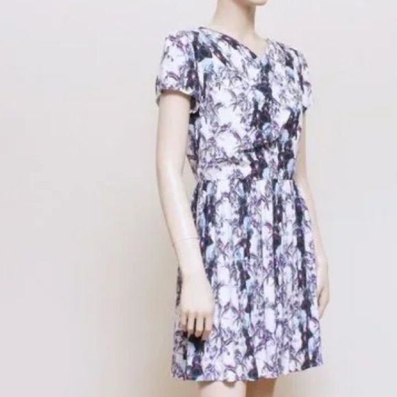 Topshop Criss Cross Fit & Flare Mini Dress – Size 6 (UK 10 | EUR 38) - Picture 4 of 4